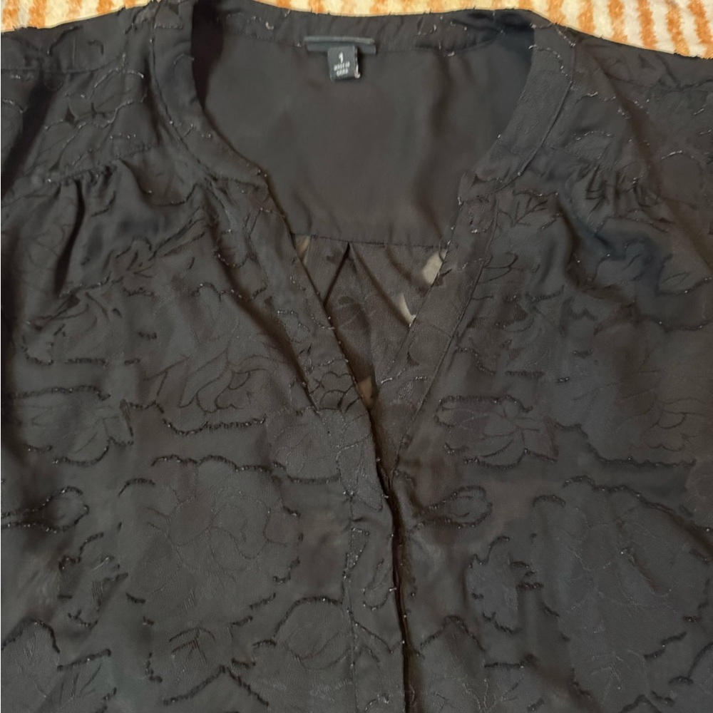Torrid Black Floral Blouse